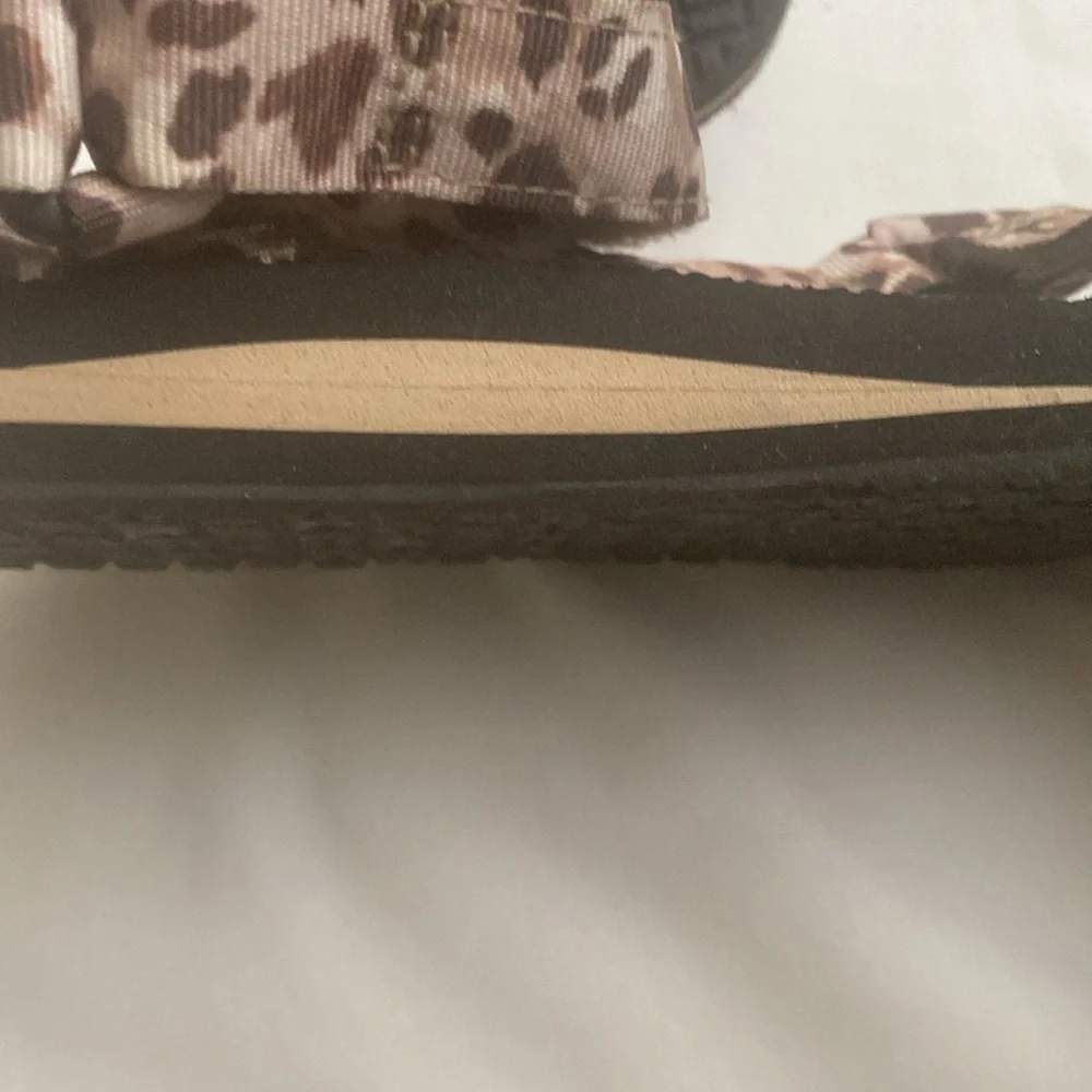 Leopard Print Women's Sandals - SIZE 8 - BRAND NEW - NEVER WORN - NWT - Picture 3 of 3